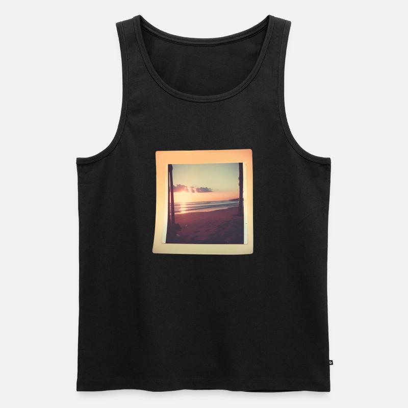 Retro-Erinnerungen - Männer Premium Bio Tank Top - Schwarz