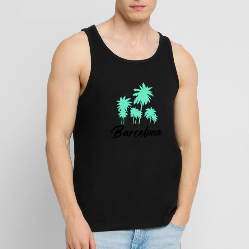 Barcelone Débardeur bio Premium Homme