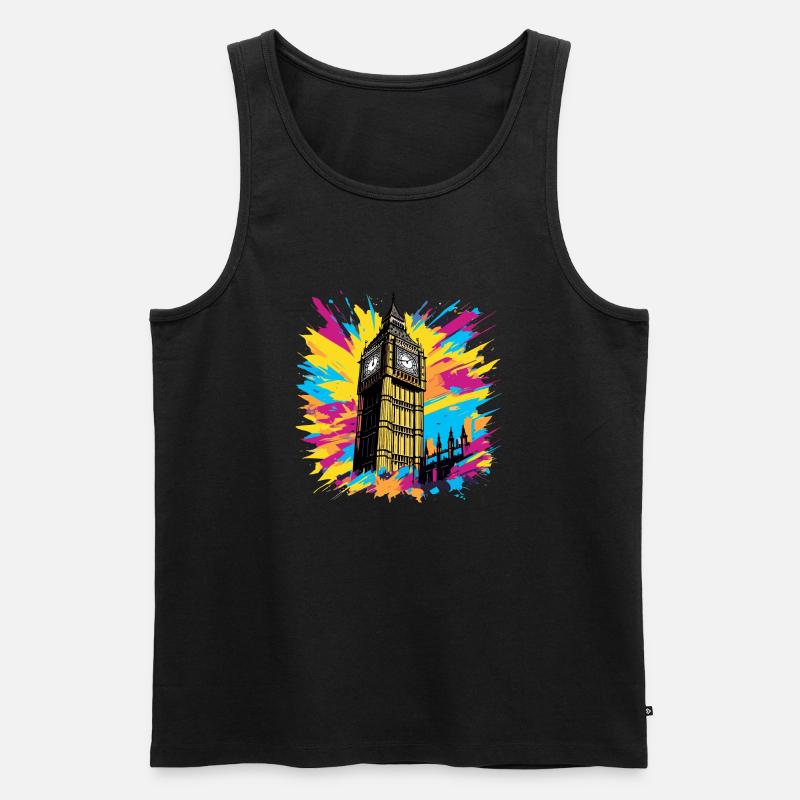 Big Ben - Männer Premium Bio Tank Top - Schwarz