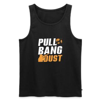 Pull Trapshooting Skeet Shooting - Männer Premium Bio Tank Top - Schwarz - Vorne - AI Model Male 178 light (178cm)
