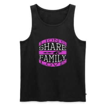 team family joke awesome family best tshirt - Männer Premium Bio Tank Top - Schwarz - Vorne - AI Model Male 178 light (178cm)