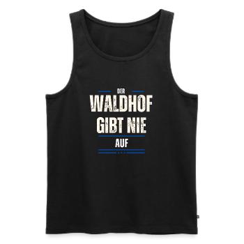 Waldhof Barackler - Männer Premium Bio Tank Top - Schwarz - Vorne - AI Model Male 178 light (178cm)