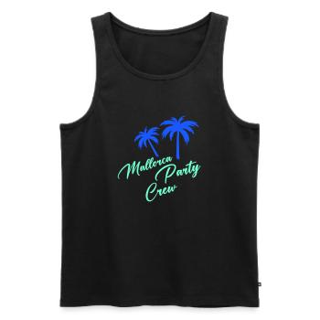Mallorca Party Crew - Débardeur bio Premium Homme - noir - Devant - Michal (187cm)