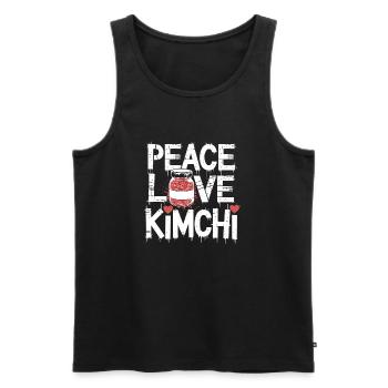 Pour tous les amateurs de kimchi - Débardeur bio Premium Homme - noir - Devant - Michal (187cm)