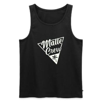Malle Crew Mallorca - Débardeur bio Premium Homme - noir - Devant - Michal (187cm)