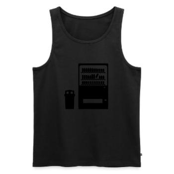 tokyo getränkeautomat - Männer Premium Bio Tank Top - Schwarz - Vorne - Michal (187cm)