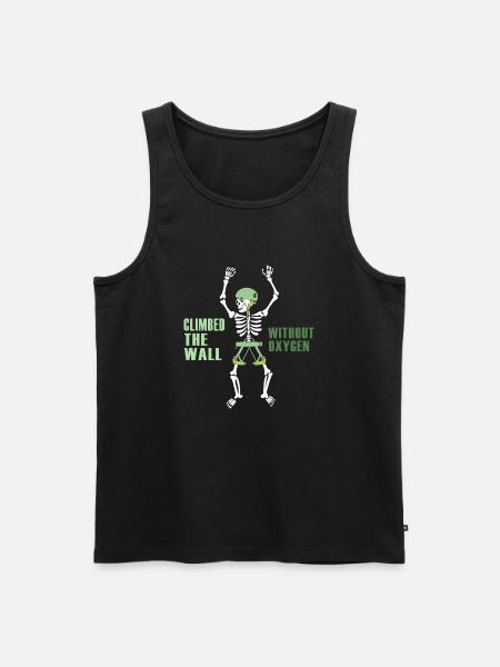 Alpinist Climbing Alpine Peaks - Men's Premium Organic Tank Top - black