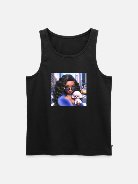 Beauty - Männer Premium Bio Tank Top - Schwarz