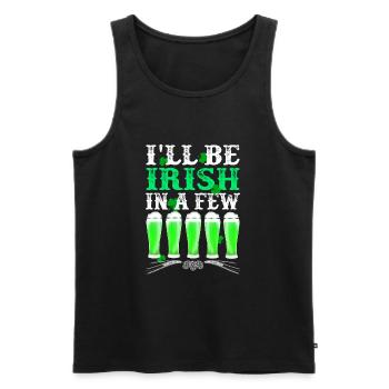 St. Patrick's Day Shenanigans T-Shirt als Geschenk - Männer Premium Bio Tank Top - Schwarz - Vorne - Michal (187cm)