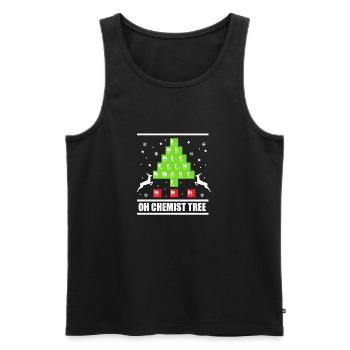 Chemie Chemiker Chemikerin Weihnachten Geschenk - Männer Premium Bio Tank Top - Schwarz - Vorne - AI Model Male 178 light (178cm)