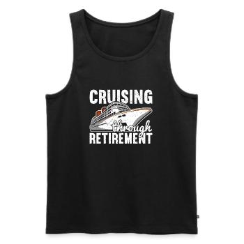Croisière Croisière Vacances Croisière en famille - Débardeur bio Premium Homme - noir - Devant - Michal (187cm)