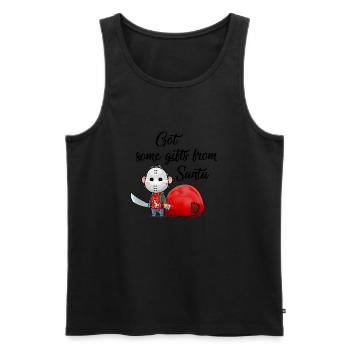 Jason got some presents from Santa - Männer Premium Bio Tank Top - Schwarz - Vorne - AI Model Male 178 light (178cm)