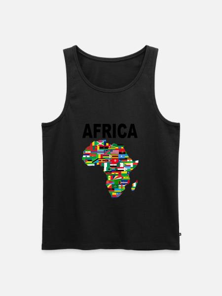 AFRICA - Men's Premium Organic Tank Top -