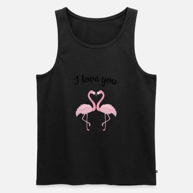 Ich liebe dich - Männer Premium Bio Tank Top - undefined