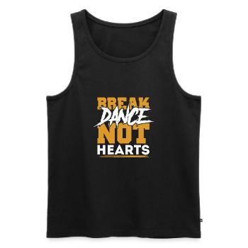 Breakdancing Dancing - Men's Premium Organic Tank Top - black - Front - AI Model Male 178 light (178cm)