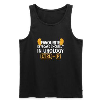 Urology Urologist Nephrology Nephrologist - Men's Premium Organic Tank Top - black - Front - AI Model Male 178 light (178cm)