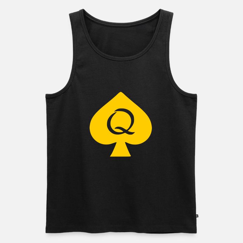 PIK-DAME - Männer Premium Bio Tank Top - Schwarz