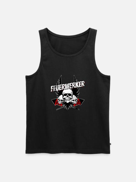 fireworks 05 - Men's Premium Organic Tank Top - black