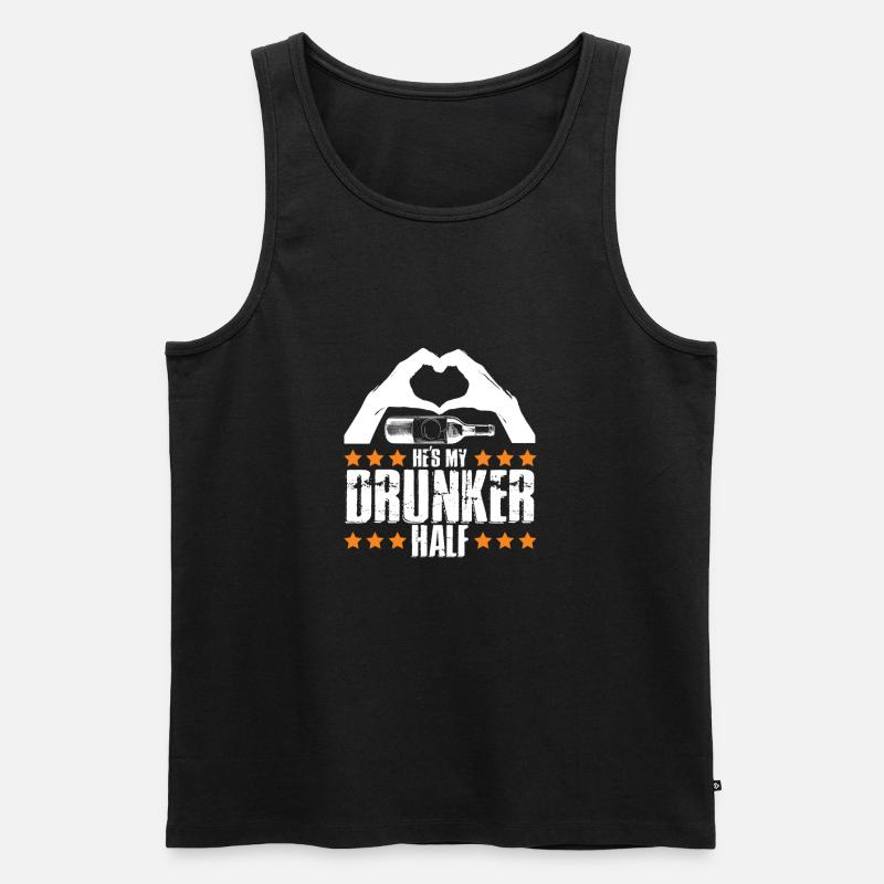 bester freund - Männer Premium Bio Tank Top - Schwarz