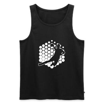 Women's Handball Men Handball Games Handball - Men's Premium Organic Tank Top - black - Front - Michal (187cm)