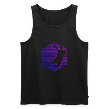 Women's Handball Handball Handball Players - Men's Premium Organic Tank Top - black - Front - Michal (187cm)