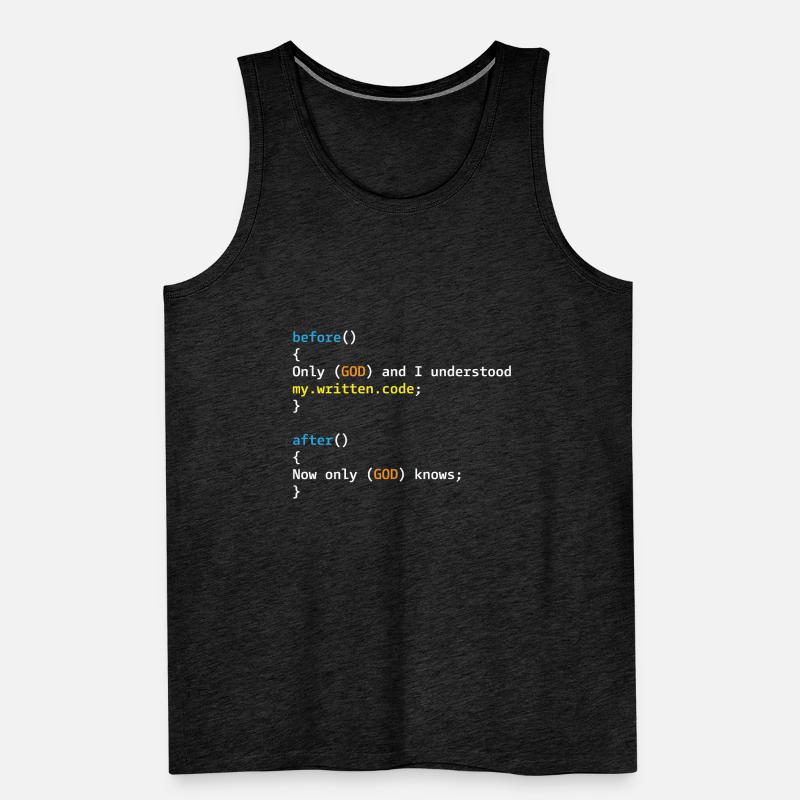 Nur Gott und ich verstehen meinen Code Männer Premium Bio Tank Top