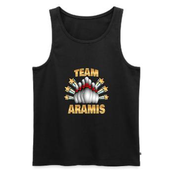 Bowling Aramis - Débardeur bio Premium Homme - noir - Devant - Michal (187cm)