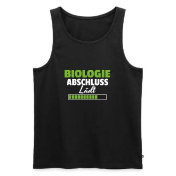 Biologie Student Biologiestudent Biologe Geschenk - Männer Premium Bio Tank Top - Schwarz - Vorne - AI Model Male 178 light (178cm)
