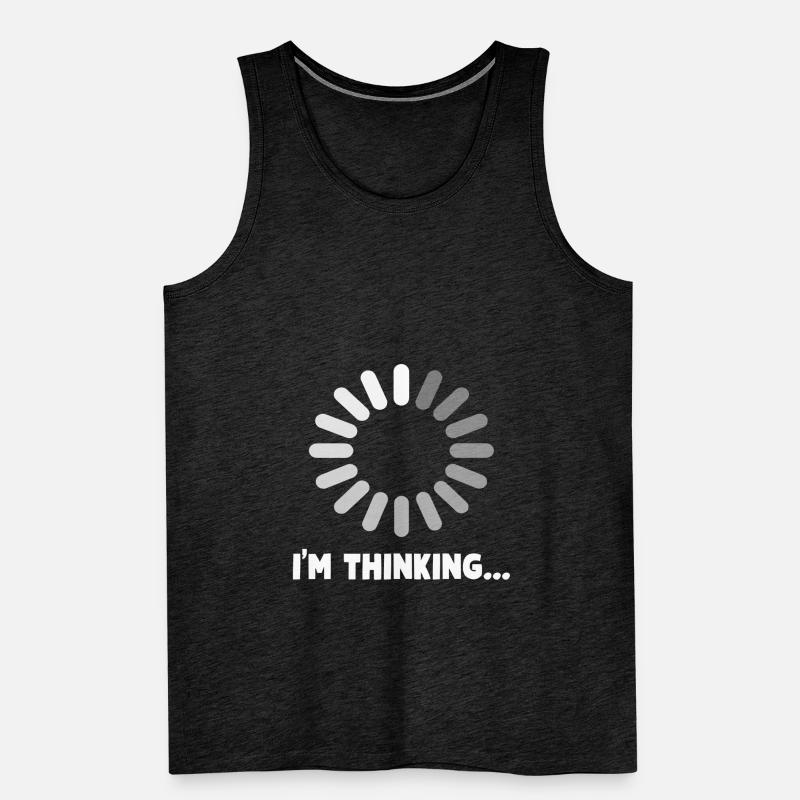I’M THINKING Please Wait Loading Débardeur bio Premium Homme