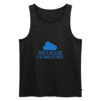 Informatiker Spruch Humor Sarkasmus Informatik - Männer Premium Bio Tank Top - Schwarz - Vorne - Michal (187cm)