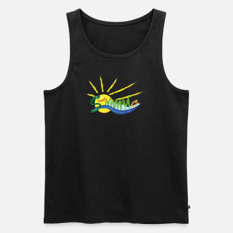 sommer 2022 - Männer Premium Bio Tank Top - Schwarz