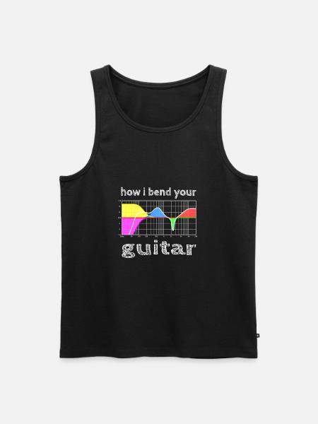 how i bend your guitar - Men's Premium Organic Tank Top - black