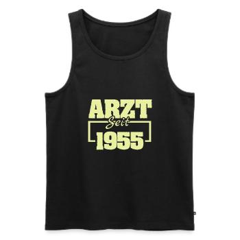 1955 - Männer Premium Bio Tank Top - Schwarz - Vorne - Michal (187cm)
