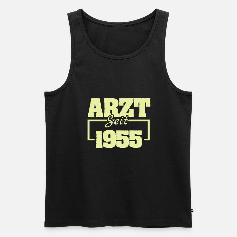 1955 - Männer Premium Bio Tank Top - Schwarz