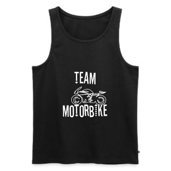 Equipe Moto - Débardeur bio Premium Homme - noir - Devant - Michal (187cm)