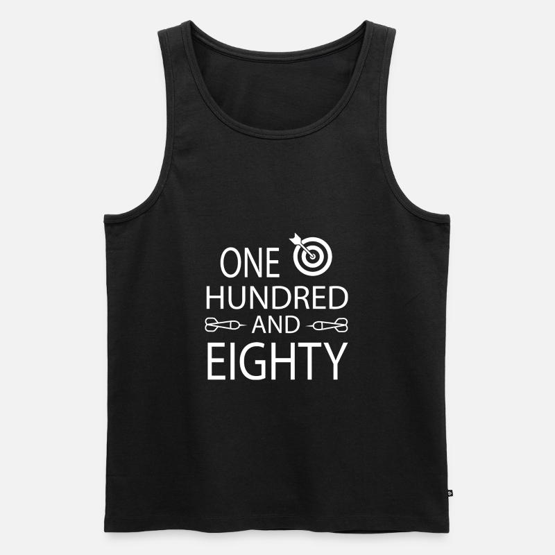 Darts Dart - Männer Premium Bio Tank Top - Schwarz