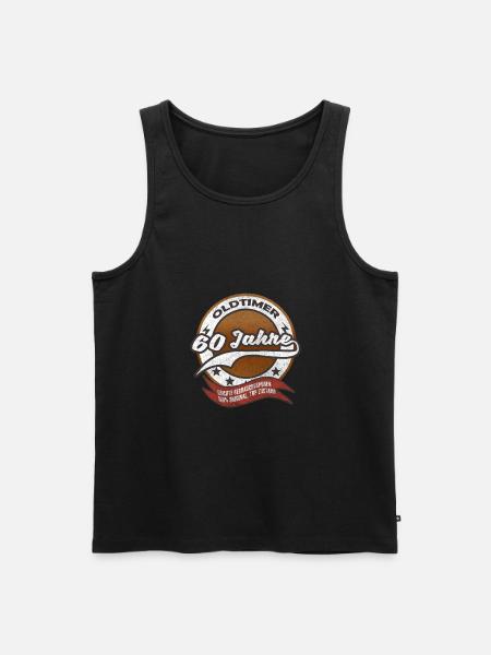 60th birthday gift - Men's Premium Organic Tank Top - black