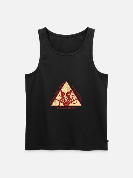 Triathlon Swim Bike Run Triathlete - Men's Premium Organic Tank Top - black