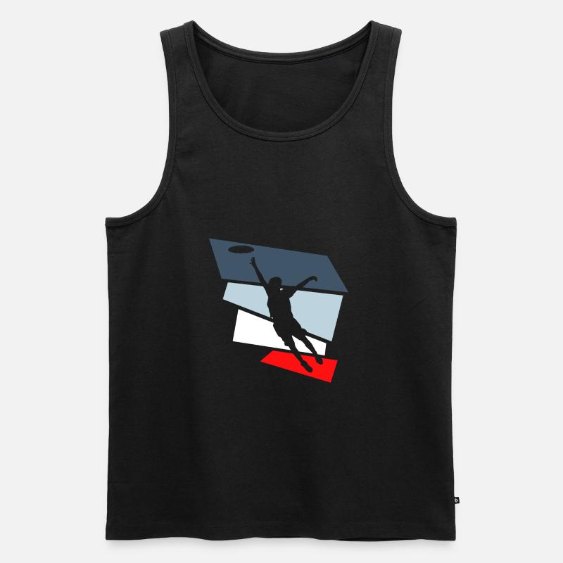 frisbee ultimate frisbee - Männer Premium Bio Tank Top - Schwarz