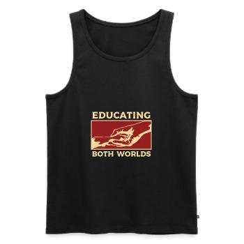Dog trainer training - Men's Premium Organic Tank Top - black - Front - Michal (187cm)
