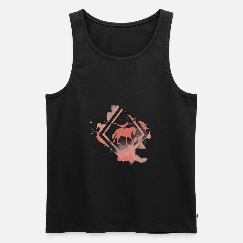 voltigieren - Männer Premium Bio Tank Top - Schwarz