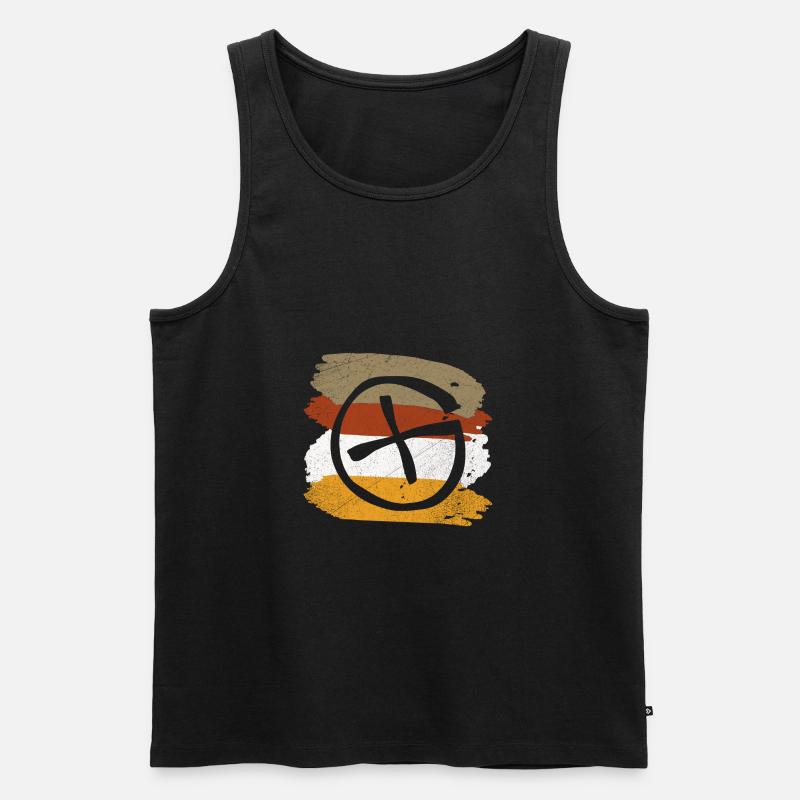 geocaching geschenk - Männer Premium Bio Tank Top - Schwarz