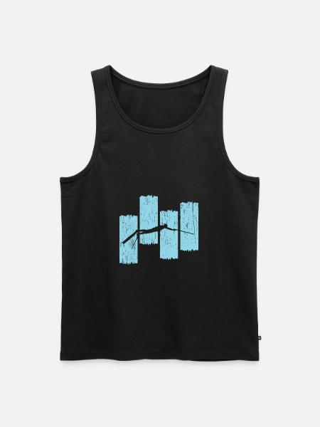 Spearfishing Ocean Gift - Men's Premium Organic Tank Top - black