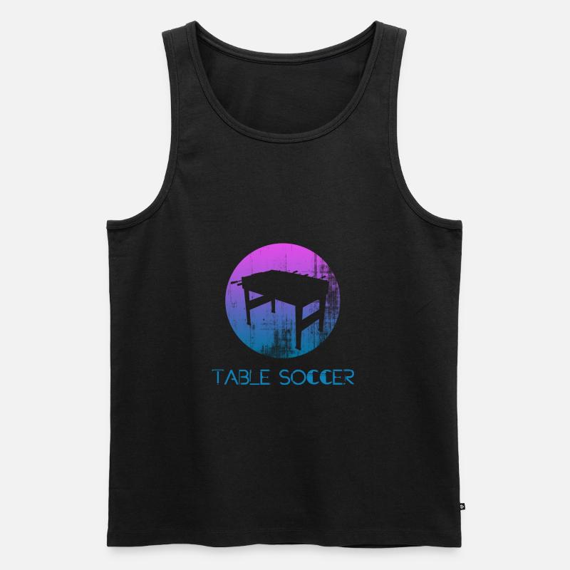 kicker - Männer Premium Bio Tank Top - Schwarz