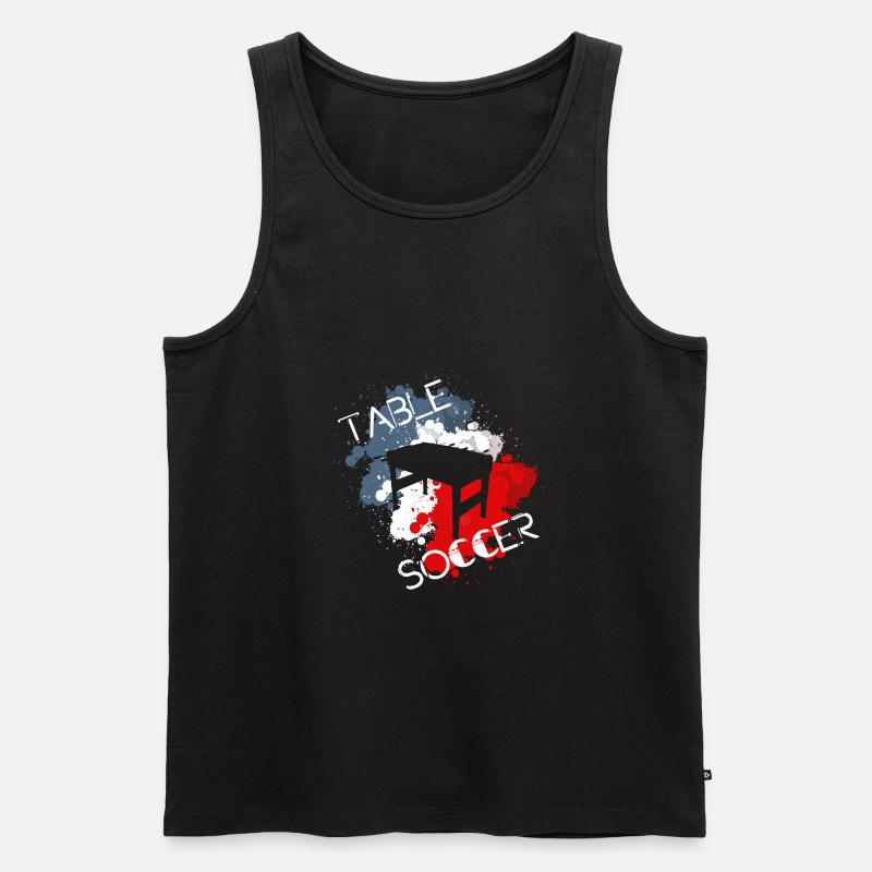kicker - Männer Premium Bio Tank Top - Schwarz