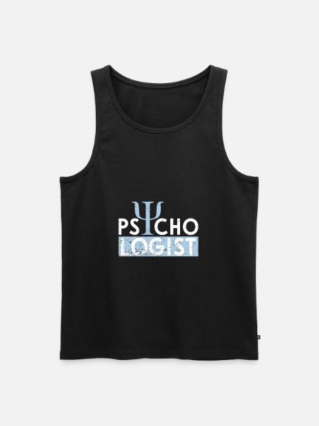 Psychologist - Men's Premium Organic Tank Top - black
