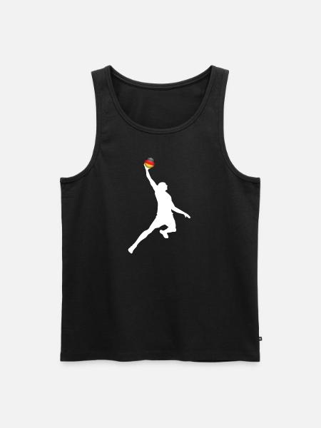 Basketball Win Germany - Men's Premium Organic Tank Top - black
