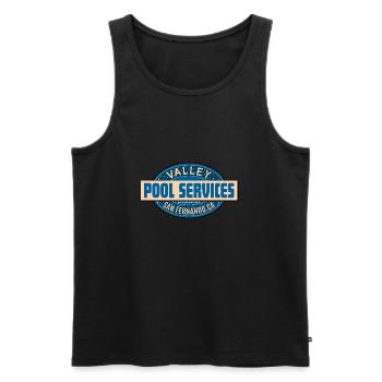 Valley Pool Services San Fernando CA Hemd - Männer Premium Bio Tank Top - Schwarz - Vorne - AI Model Male 178 light (178cm)