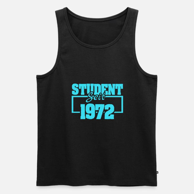 Jahr 1972 - Männer Premium Bio Tank Top - Schwarz