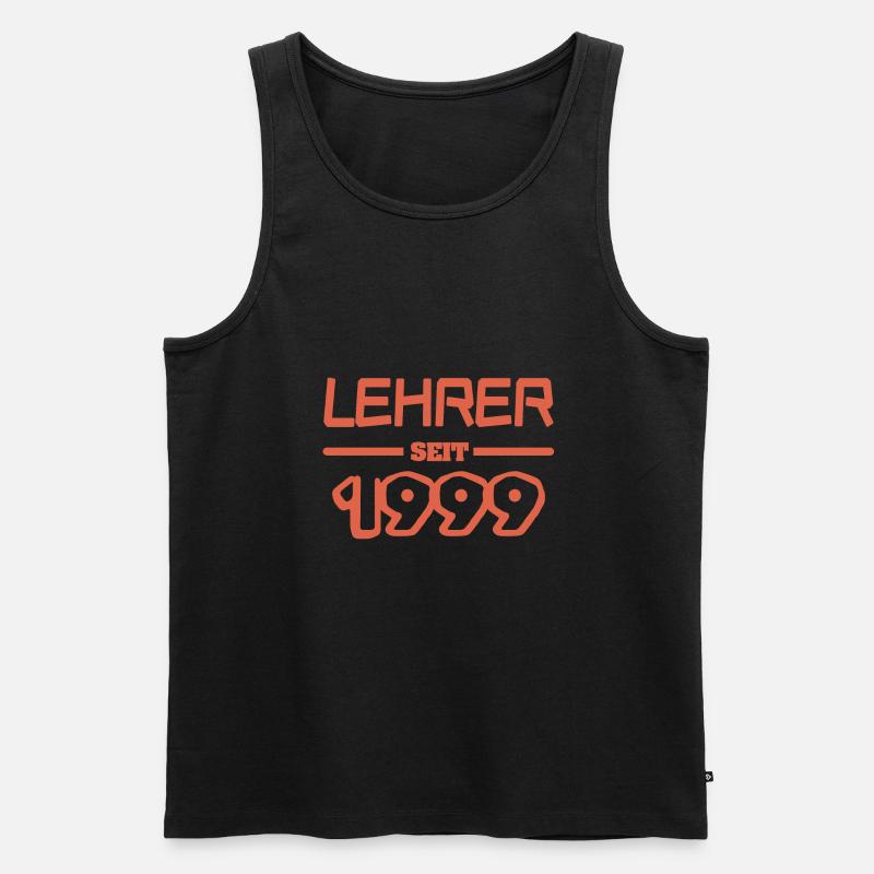 Lehrerin 1999 - Männer Premium Bio Tank Top - Schwarz